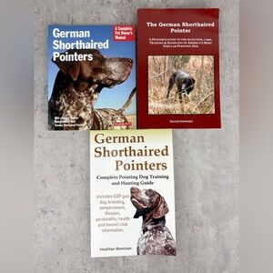 german shorthaired pointer Training Books Lot Of 3 Dog Training